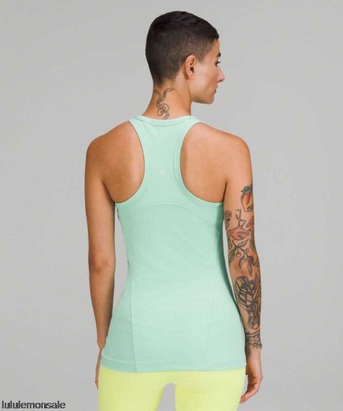 Lululemon Damen DELULU551 | Wild Mint Align Hüftlanges Tanktop Mit Racerback Nur Online